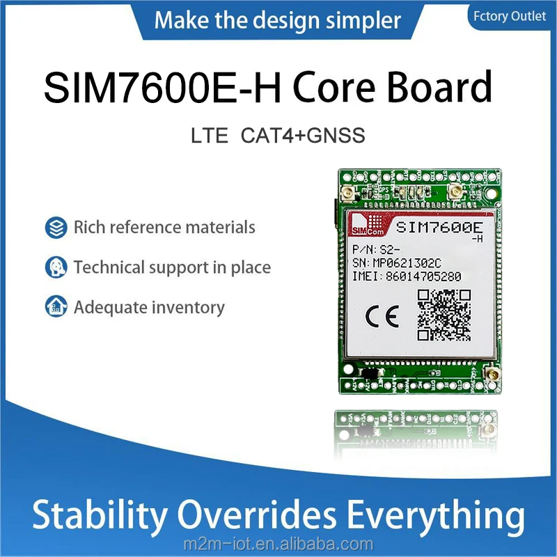 SIMCOM SIM7600E-H Core Board  SIM7600E-H Development Board LTE CAT4+GNSS