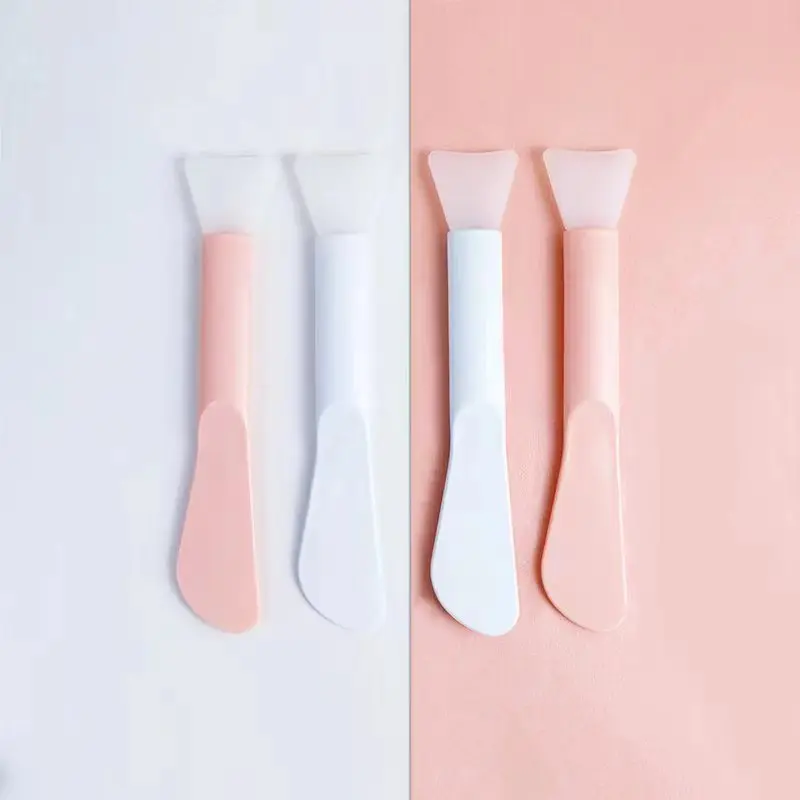 YRX Silicone Facial Women Dual Head Scraper Plastic Evenly Applying Easy To Clean Soft Comfortable Man Brush Face Mask Brush