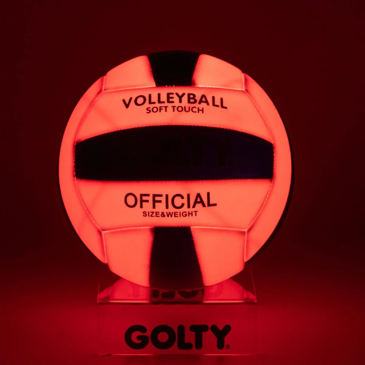Pu hot sale custom official laminated volleyball ball LED Volleyball ball