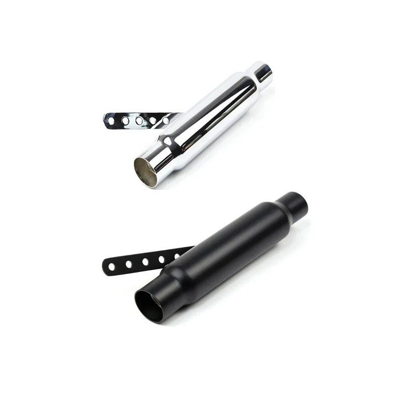 35/44mm Harley Davidson Retro Muffler Chrome Iron Exhaust For Yamaha XVs CG125 GN125 650 M800 1200 CUSTOM XL883