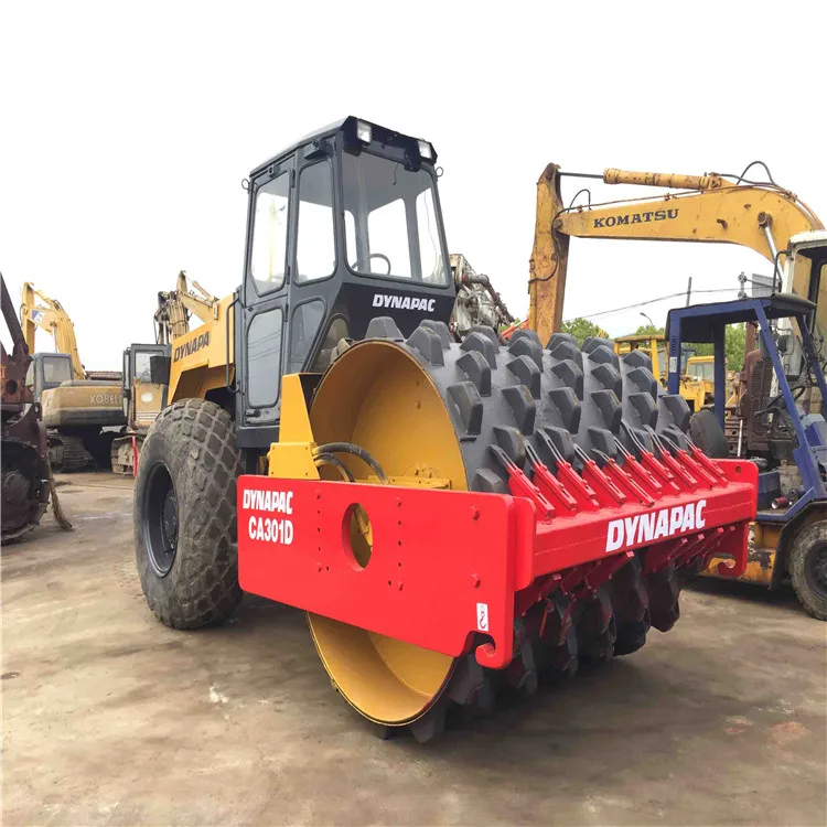 Отличный Подержанный дорожный каток CA25PD Dynapac легкий и забавный CA25 CA30PD CA301 CA251