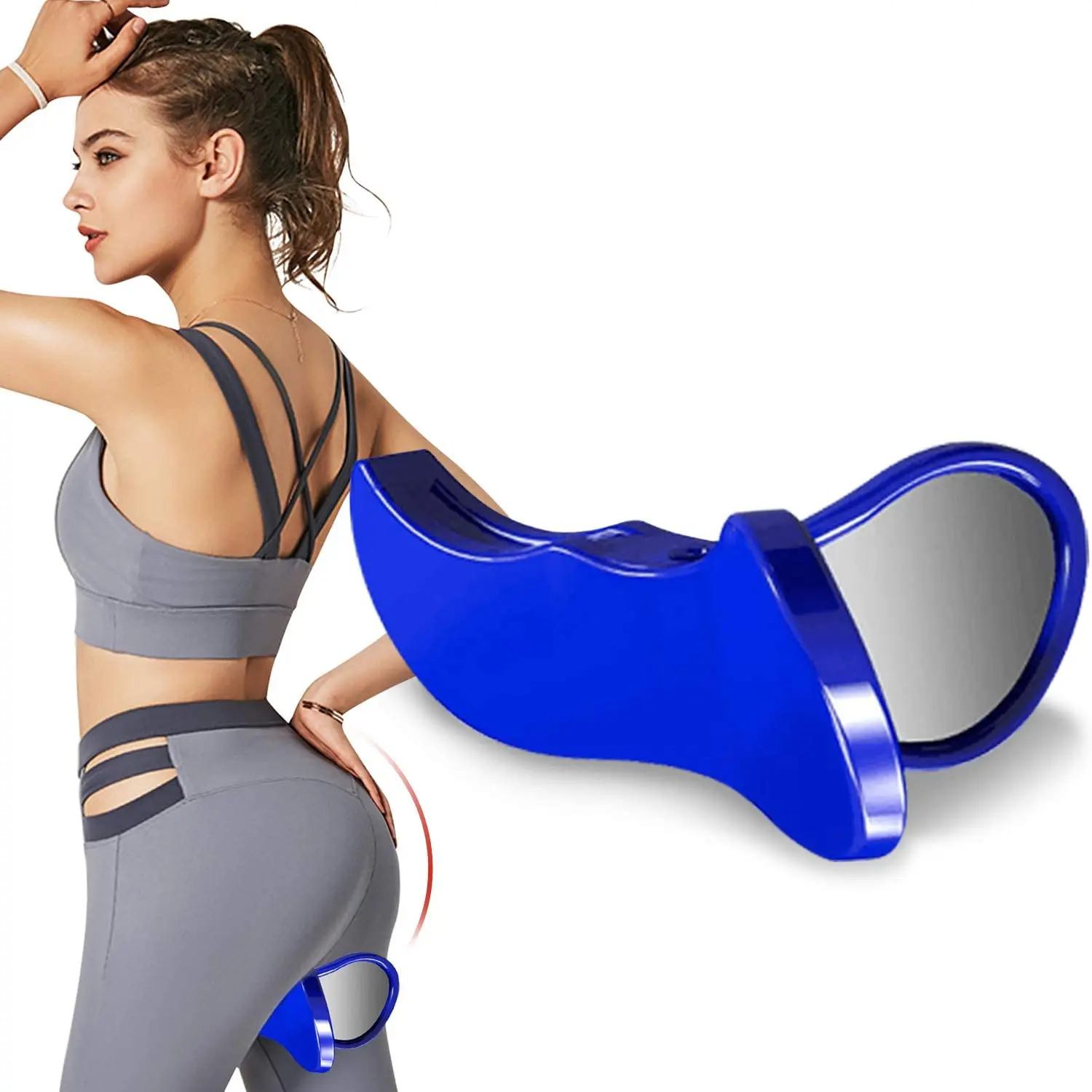 Fitness Equipment Hip Clamp Thigh Trainer Exerciser Customized Logo OEM 10 Pcs 1set/color Box Customized Color 1 Pcs 24*17*11cm