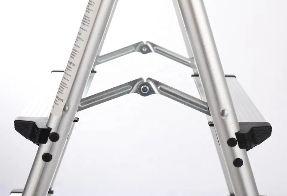 
folding aluminum 3 step ladders with Tools Tray 