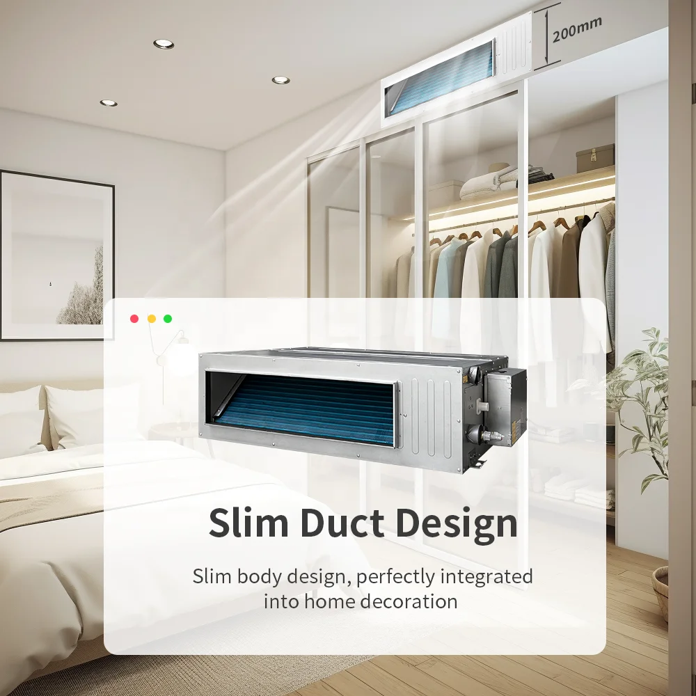 Household Multi Zone Duct Mounted Air Conditioner Split Ducted Air Conditioner Inverter R410a Central Vrf System Ar Condicionado