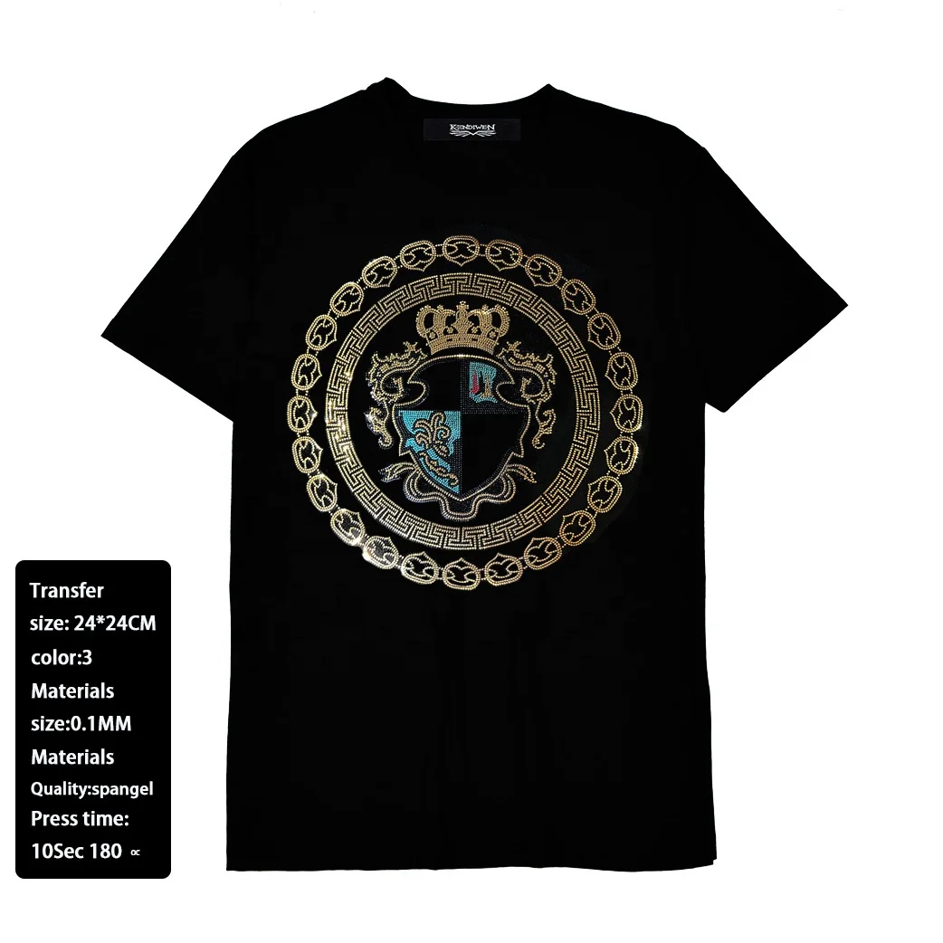 Стильные пайетки горячей фиксации термонаклейки для мужской одежды