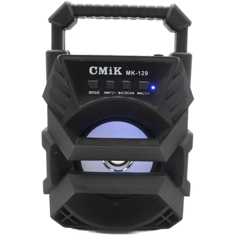 Cmik mk-129 oem odm Кара музыки с цветным световым звуком Симпатичные сабвуферы для сотовых телефонов колонки синими