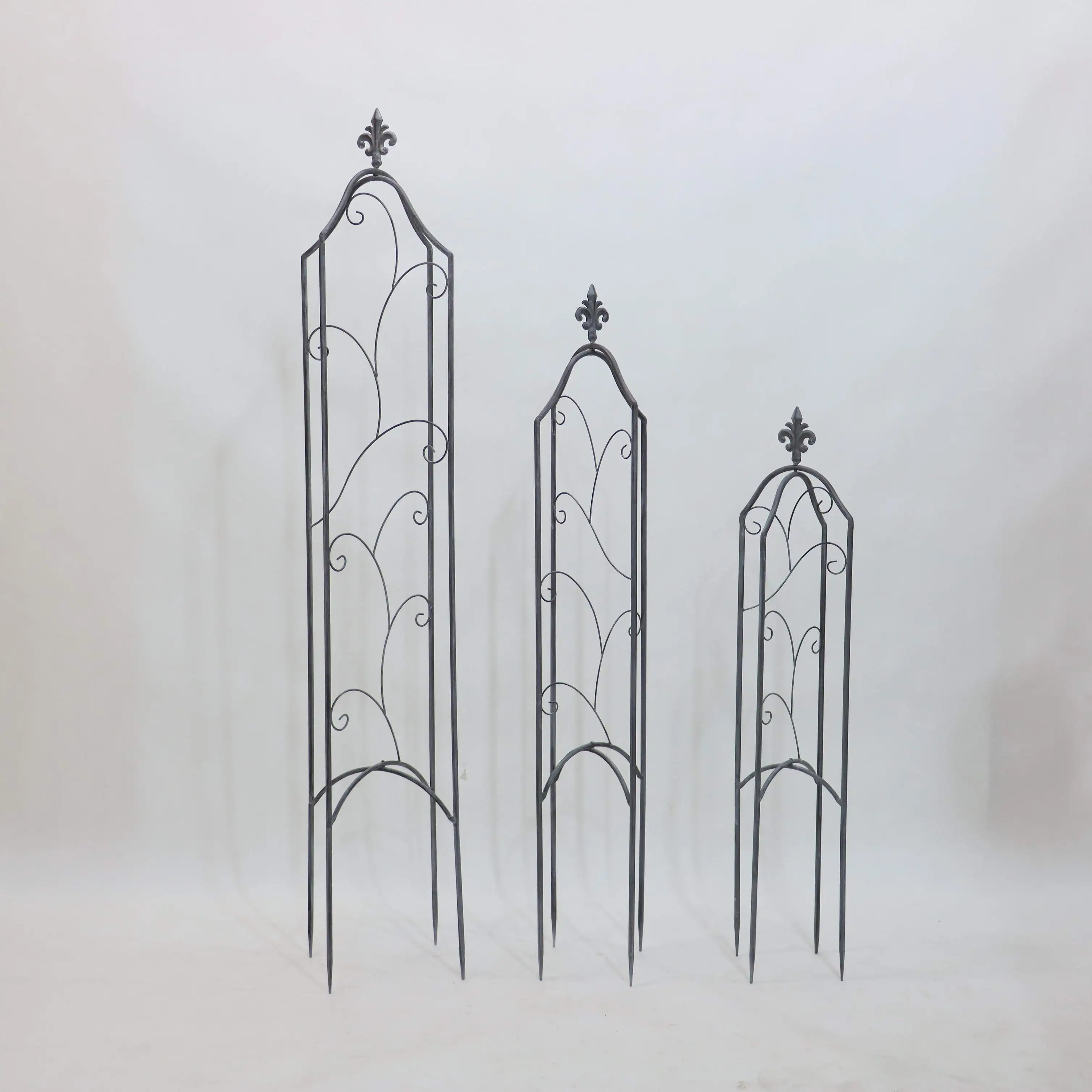 Expanding Metal Garden Trellis With Leaves Plant Support Garden Plant Trellis for Plants