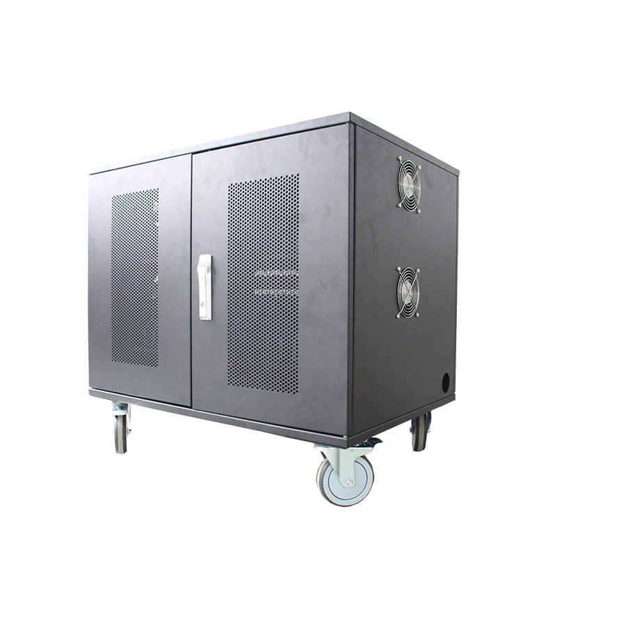 С 5 дюймовыми поворотными колесами, 32 Слота, зарядная тележка для ноутбука