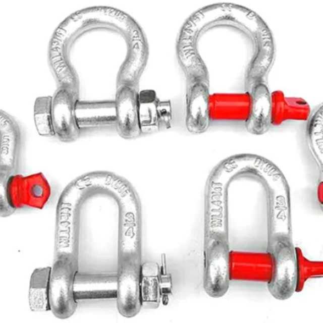 Marine U-shackle galvanized carbon steel high strength shackle