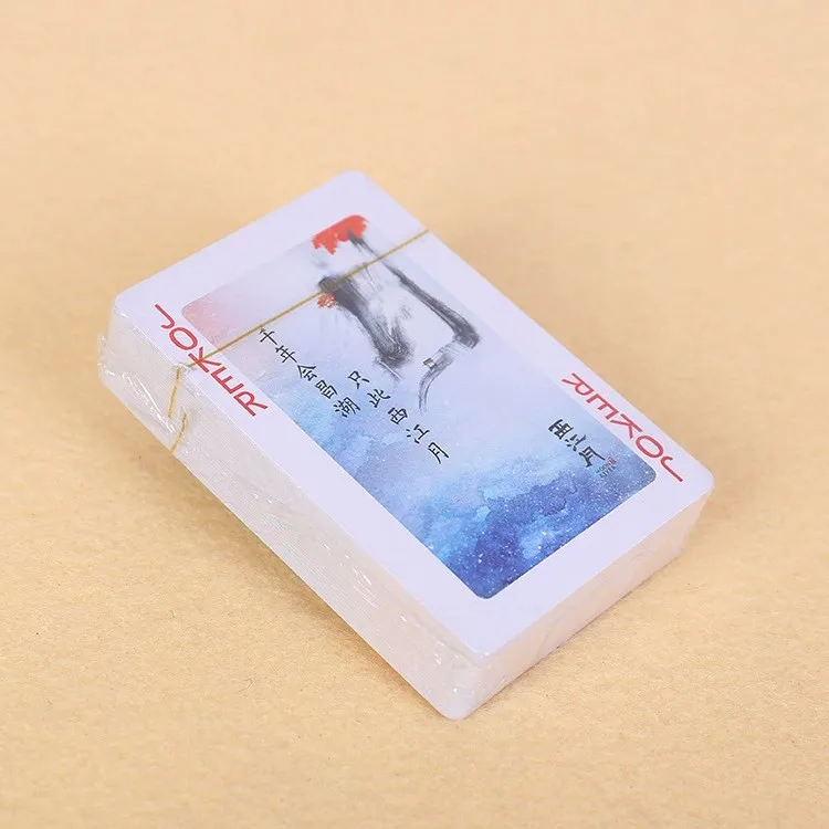 2024 Custom Printing Playing Cards Logo Paper Waterproof Adult Drinking Casino Magic Poker Cards Game Playing Cards with Boxes
