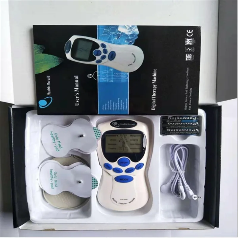 Physiotherapy Pulse Body Massager Electrodes Digital Tens Machine EMS Massage Device