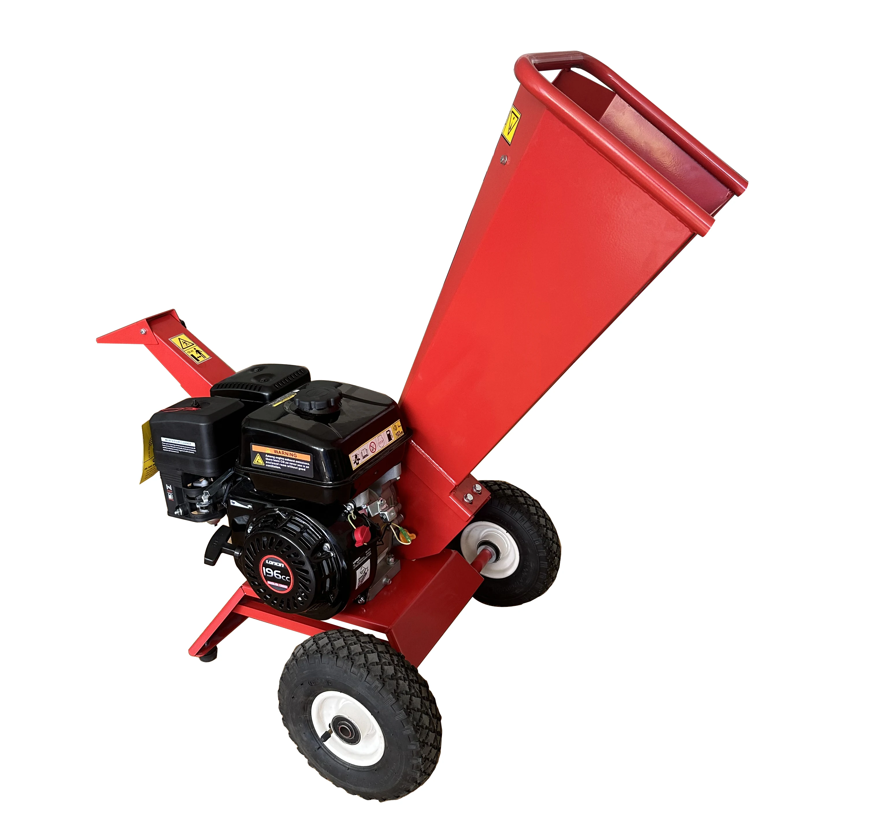 Small household agricultural machinery and equipment 6.5 horsepower wood chipper for sale