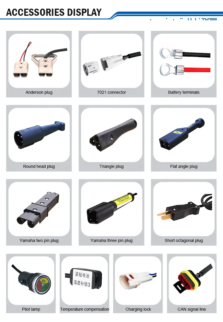 3.3KW Portable with handle Waterproof ip67 EV Car Charger Battery 48V40A Electric Vehicle Battery Fast Charger with CAN