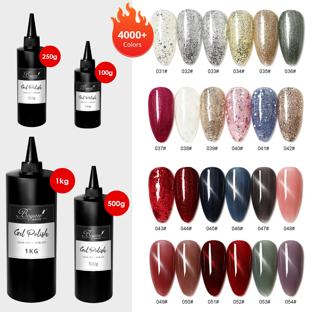 100kg milky white candy colorful gel nail polish pink gel polish uv clear top coat gek 1 kg