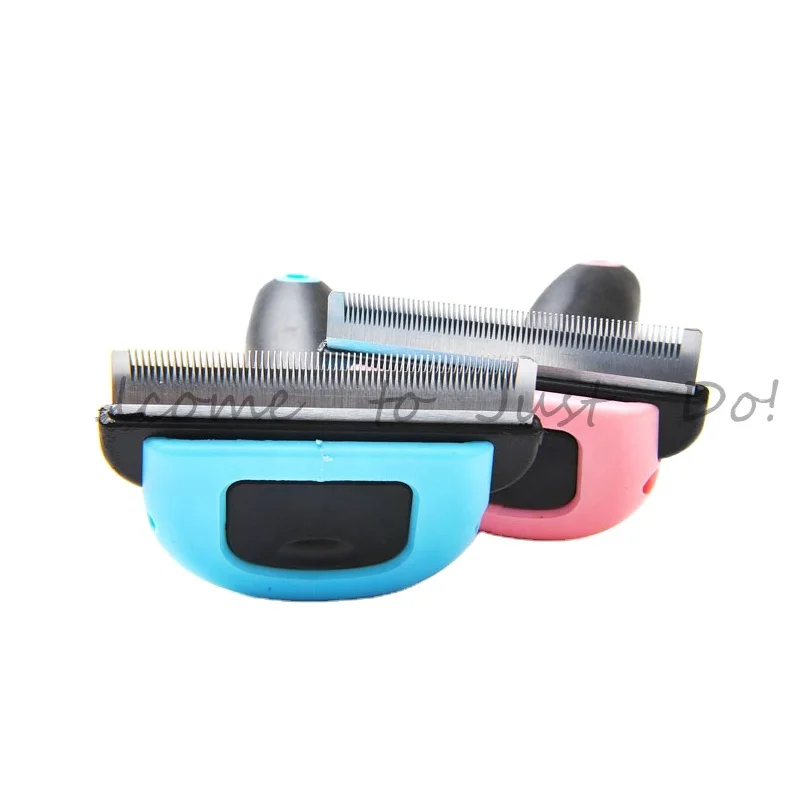 
Pet Deshedding Tool Grooming Brush For Dogs & Cats 