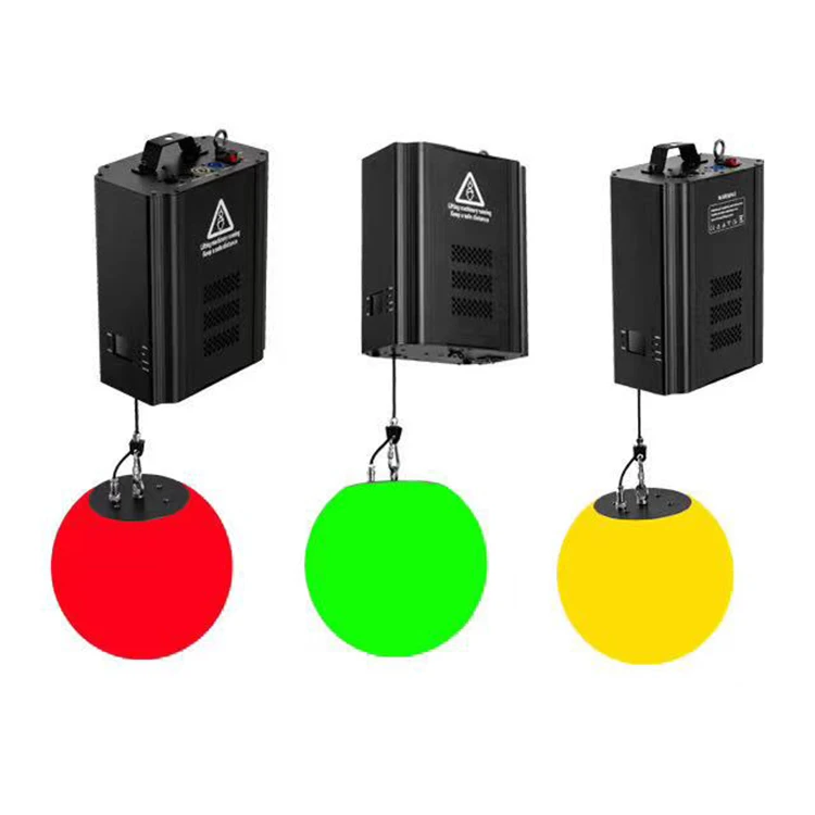 Dj Stage Show Rgb Color Kinetics Dmx 3D Led Lift System Winch Kinetic Ball Light