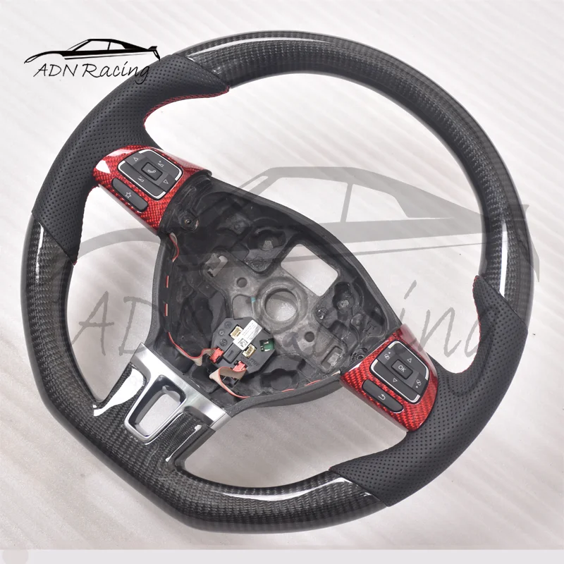OEM Carbon Fiber Custom Steering Wheel For Volkswagen JETTA PASSAT CC 09-IN