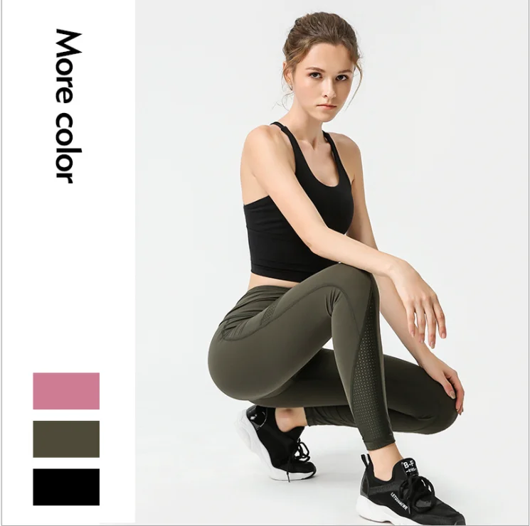 
Real Me Mesh High Waisted 7/8 Legging Yoga Leggings for Women Pilate Clothes 