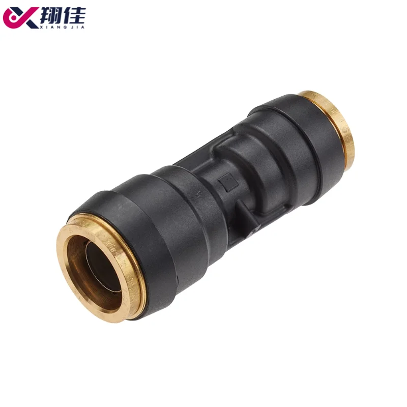 Thread union elbow L type 90 degree brass pipe thread push-in plastic joint 365PTC-4