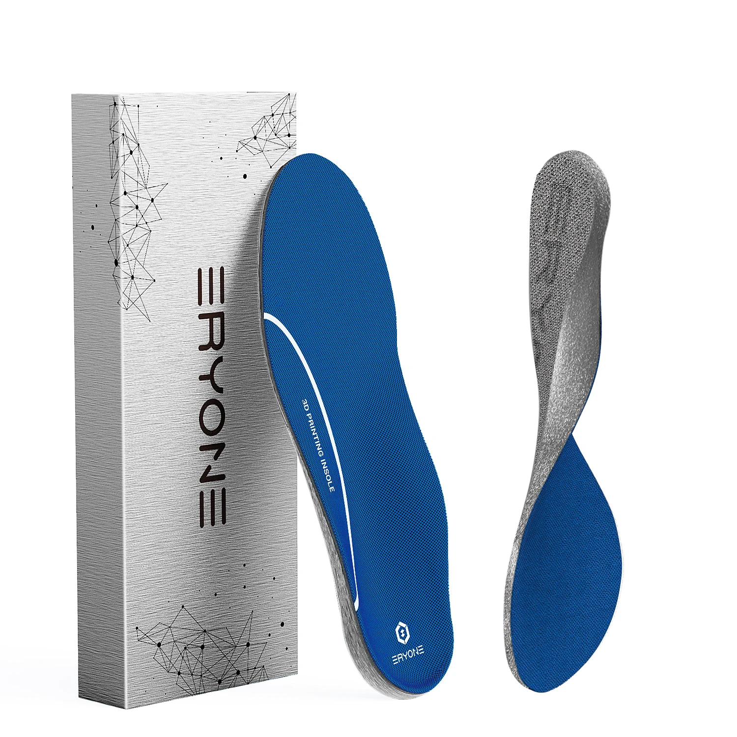 3d Printed Insole Sports Shoes Inserts Orthopedic Custom Anti Odor Air Fresh Insoles for Tpu