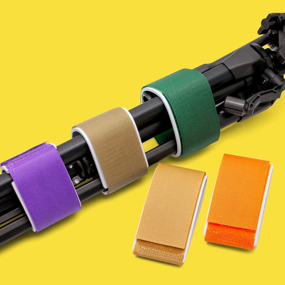 Нейлоновый ремешок для лыж 50*450 мм, лыжное снаряжение, Крепежный ремень, экологически чистый лыжный галстук на липучке