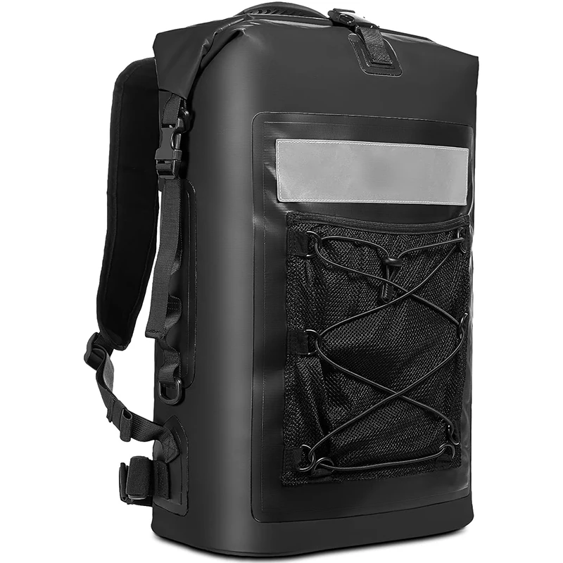 Wholesales Universal Custom Logo Men Roll-top PVC Dry Bag Waterproof Backpack Fully Waterproof Bag