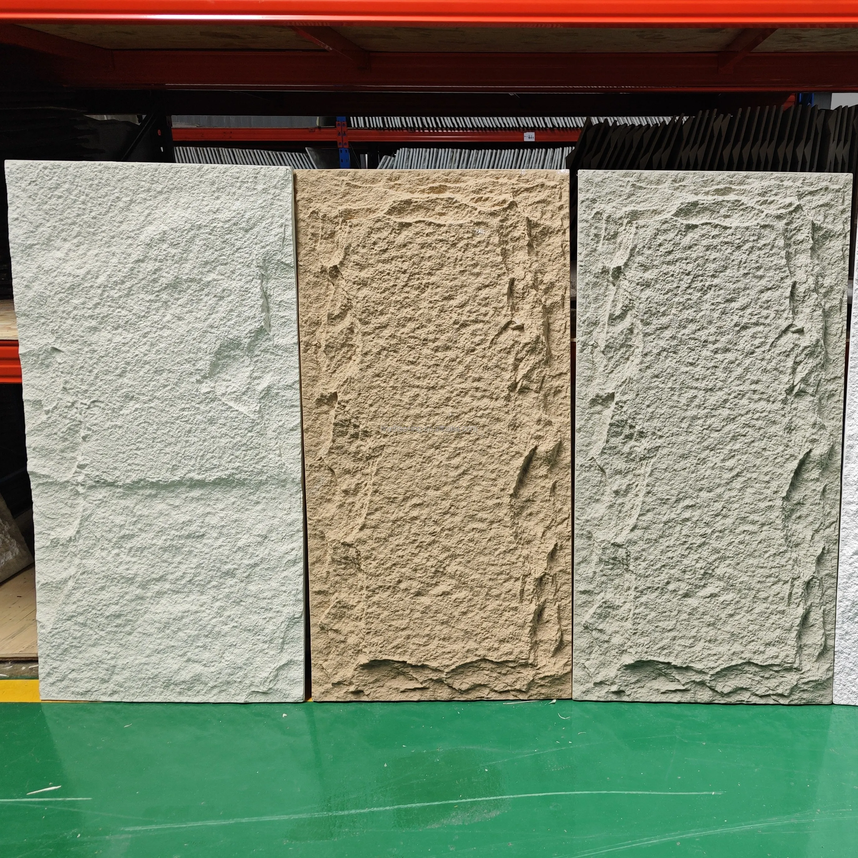 Pu culture stone wall panel polyurethane stone panel 3D wall panel board artificial light weights  stone