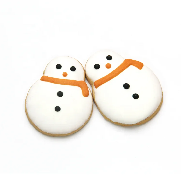
Snowman Biscuit Dog Pet Products Dog Treats Delicious Handmade Pet Snacks 