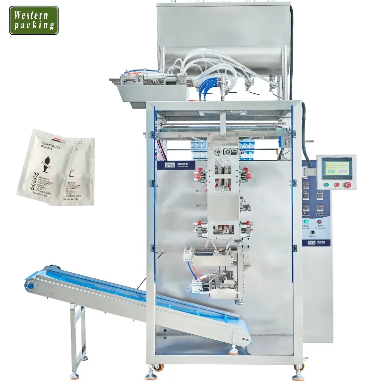 7 ml shampoo sachet packing machine/multi line shampoo sachet  packing machine