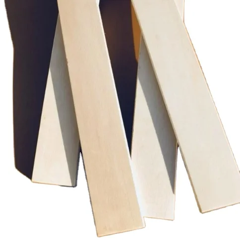 The factory supplies professional wooden bed slats with poplar plywood