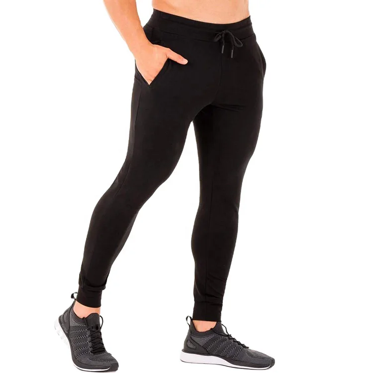 Custom Mens Cotton Athletic Fitness Skinny Oversized Printed Essentials Male Tapered Gym Jogger Pants Sweatpants
