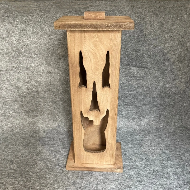 Hot Selling Halloween Wood Craft Lantern Hanging Fancy Design Handcraft Halloween Candle Wooden Box for Easter Party Decorative