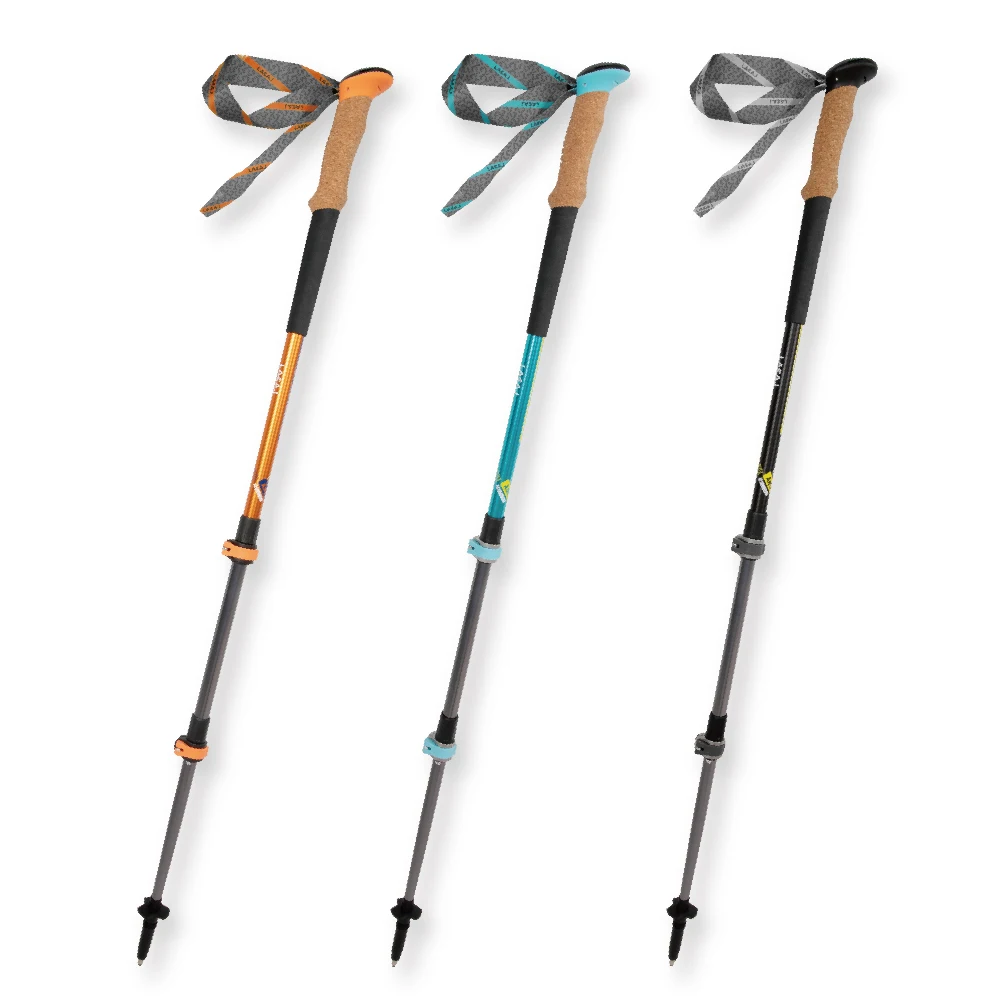 XTP XATP Customize Logo Aluminum  Fast Lock Retractable Hiking Sticks Camera Monopod Mount T ripod