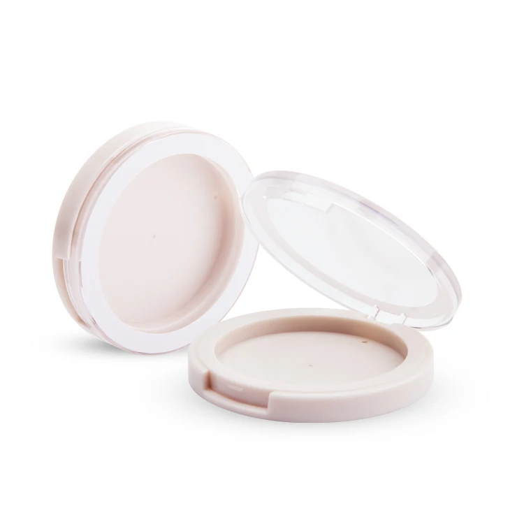 Free sample makeup luxury blush container compact pressed powder case