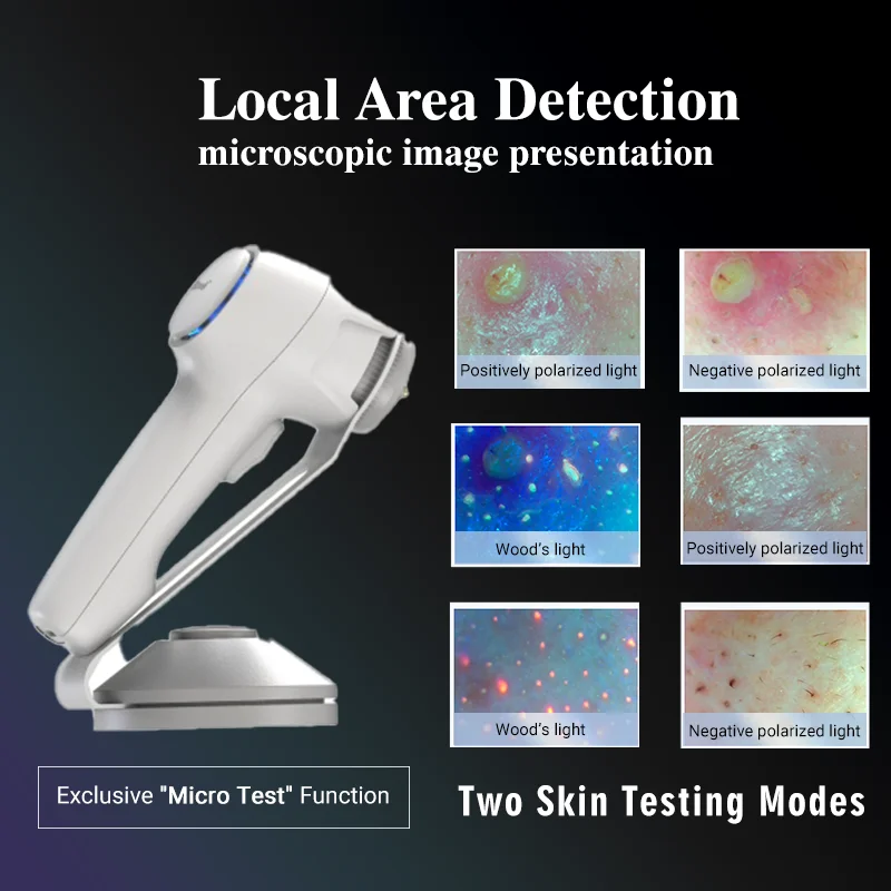3D Intelligent Skin Analysis 8 Precise Skin Detection Analyzer Face Analysis Machine