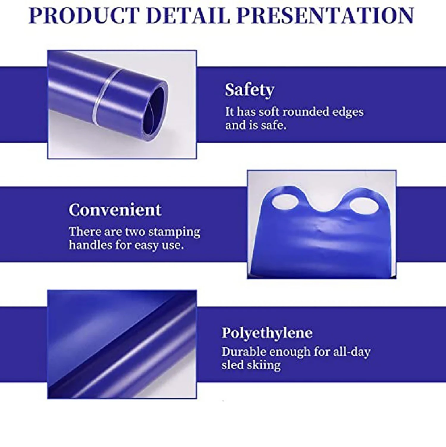 Lightweight Plastic Snowboard Sled Winter Toys