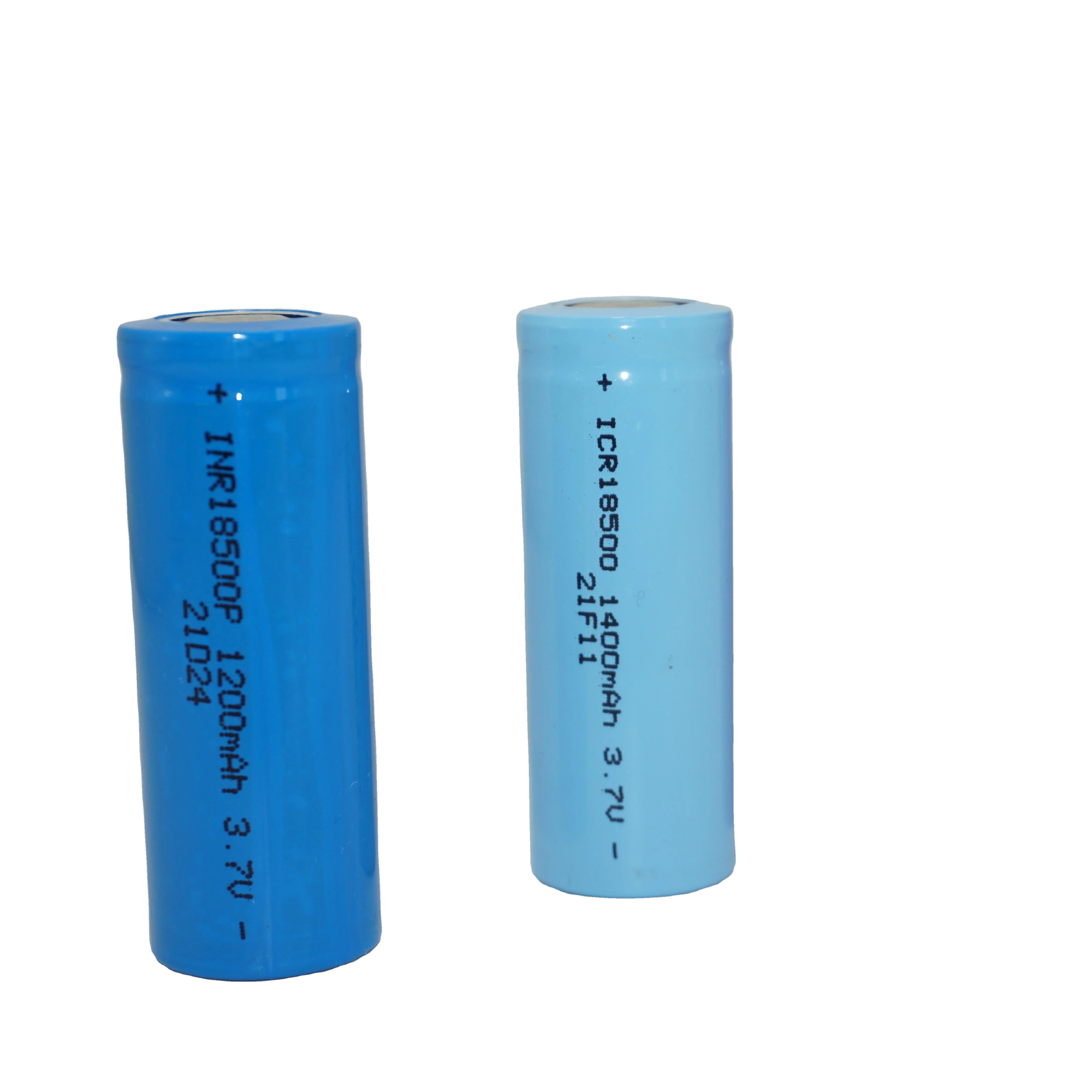 INR18500 3.7V 1600mAh li-ion rechargeable battery cell A size cylindrical lithium battery