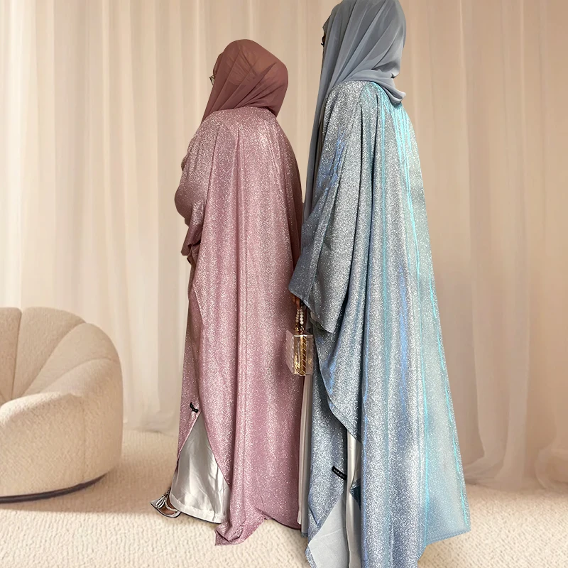 2024 explosive Middle East Dubai Islamic Spring summer party glitter cloth dress robe abaya