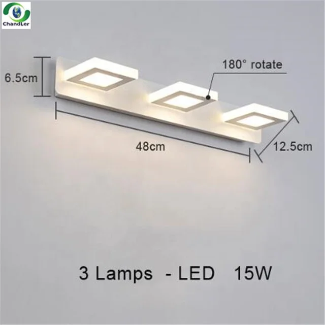 Светодиодная зеркальная лампа CHANDLER 9 Вт для ванной комнаты, настенная лампа для отеля ce & rosh, 2 года гарантии