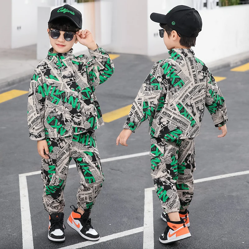 DRBMBL2008B01 Amazon популярные продажи в стиле «хип-хоп» Детские комплекты одежды для маленьких мальчиков в стиле сафари для маленьких мальчиков модная детская одежда торт для детей комплект детской одежды, костюмы