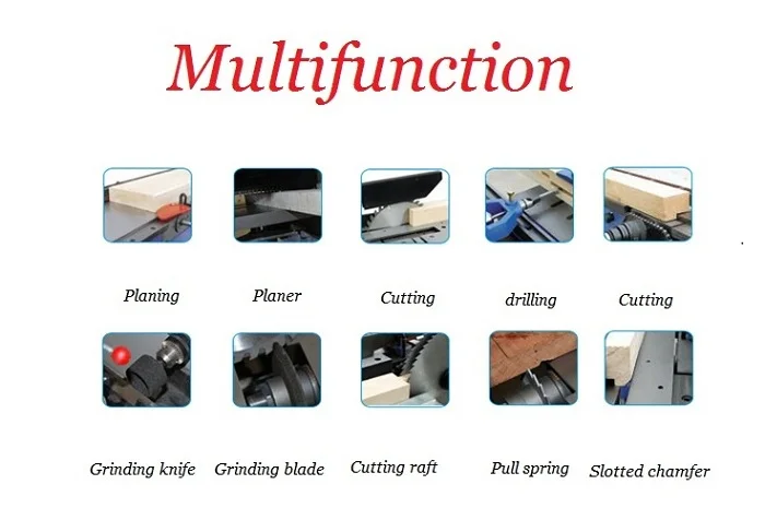 MB503B woodworking multifunctional combined machine tool surface planing saw working width 300mm WOOD PLANER