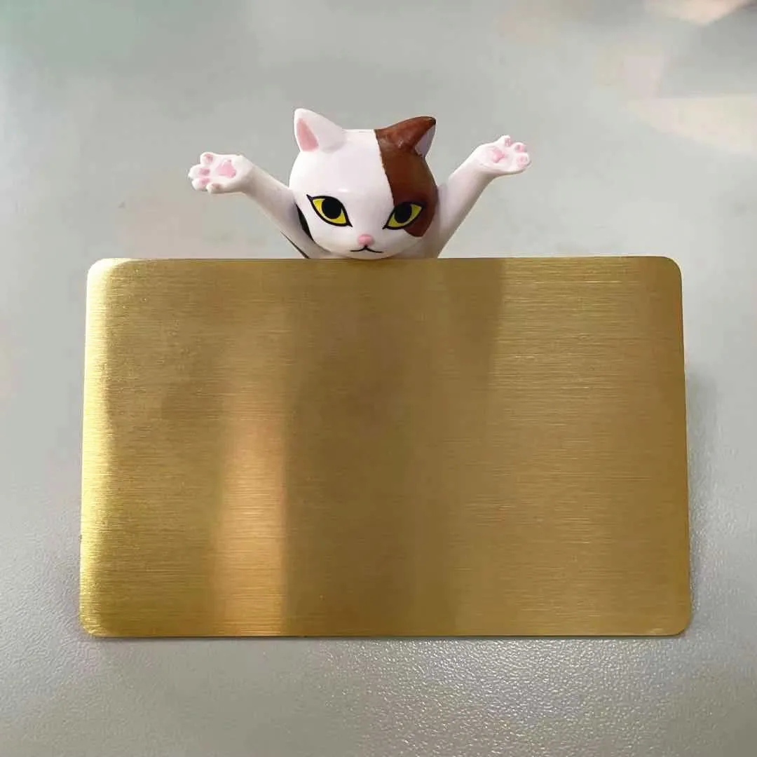 Full Metal NFC Card Black/Silver/Gold NFC Metal Card with Metal Frame