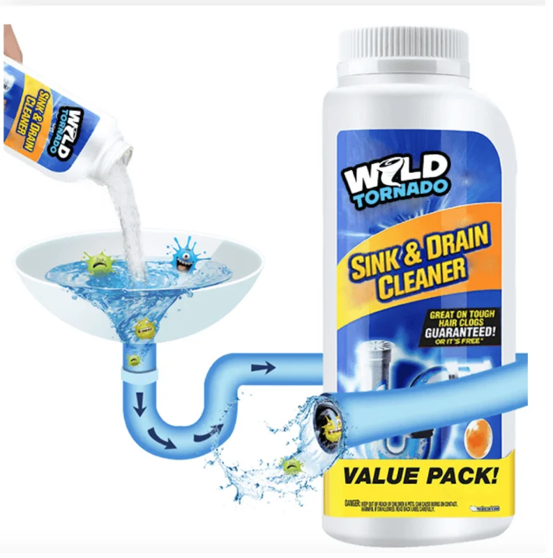 Средство для удаления шерсти и смазки хорошее качество средство очистки трубопроводов Лидер продаж дизайн Открыватель слива очиститель порошка раковина домашней трубы