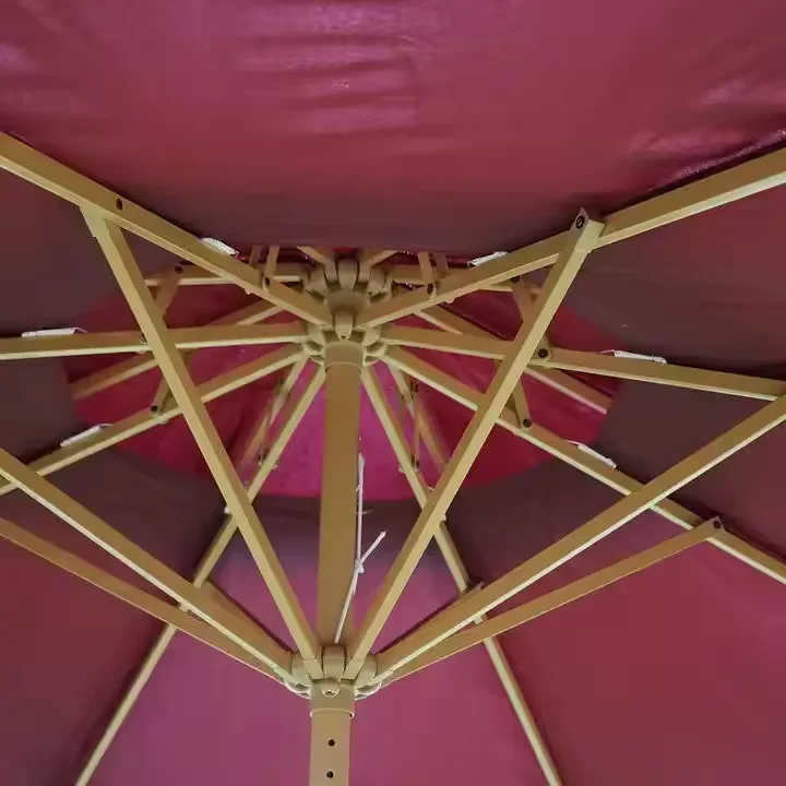 Best quality 2.7 meters bali garden vintage cantilever parasol umbrella