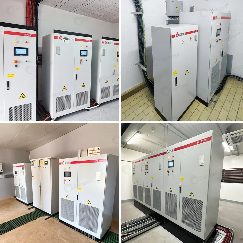 Atess Hps Smart Inverter 120Kw Hybrid Pv Storage Inverter With Battery For Industrial