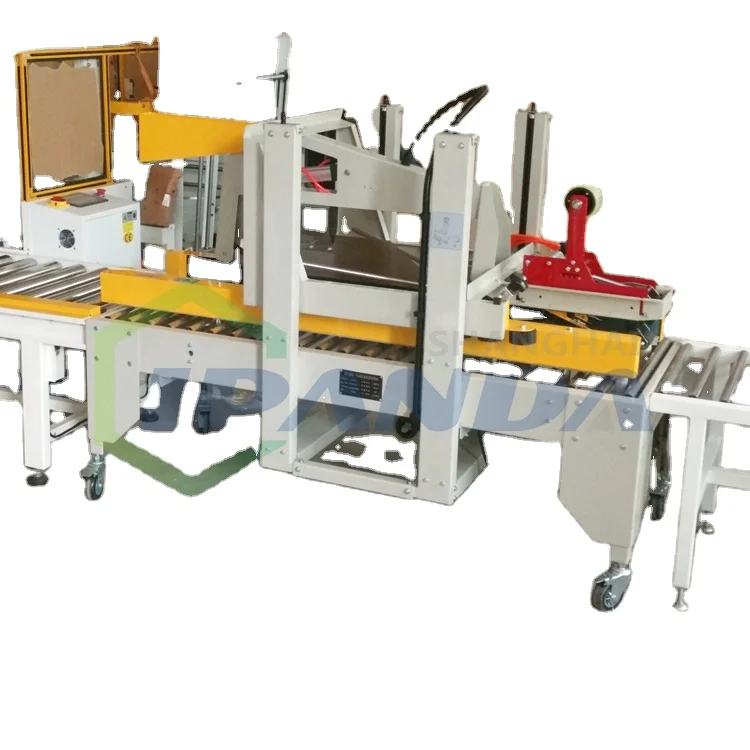 Semi Automatic Tape Box Carton Case Sealer Sealing Machine