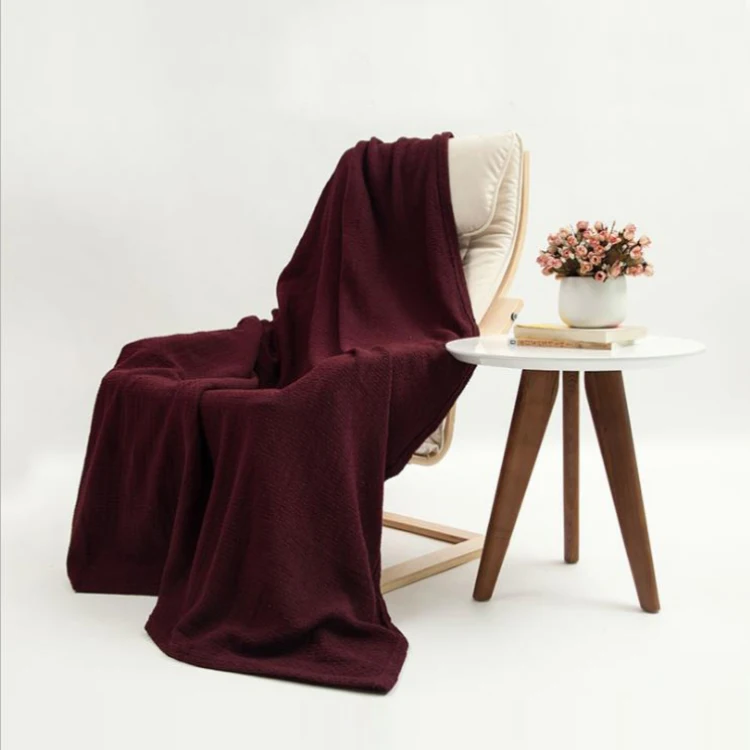 luxury Summer office air conditioning sofa quilt nap blanket