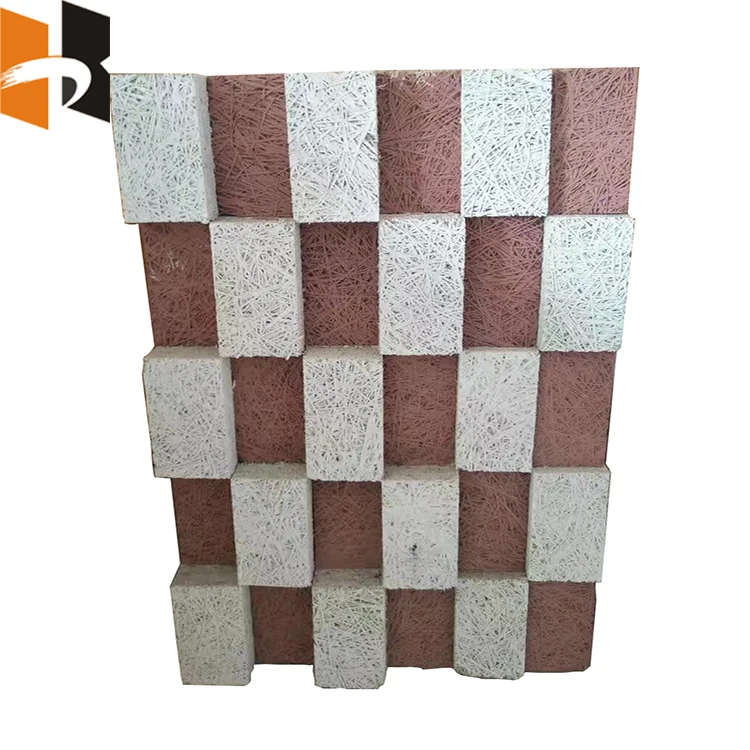 Soundproof Acoustic Wood Wool Panels For Wall Ceiling