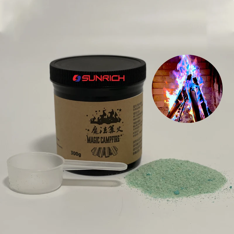 Низкая цена для внутреннего и наружного использования красочный кемпинг мистическое пламя волшебный огонь