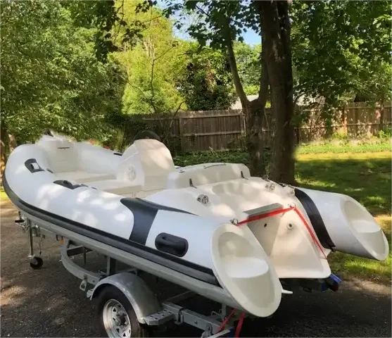 Hot sale Liya 13ft hypalon small sports fiberglass inflatable dinghy rib boat